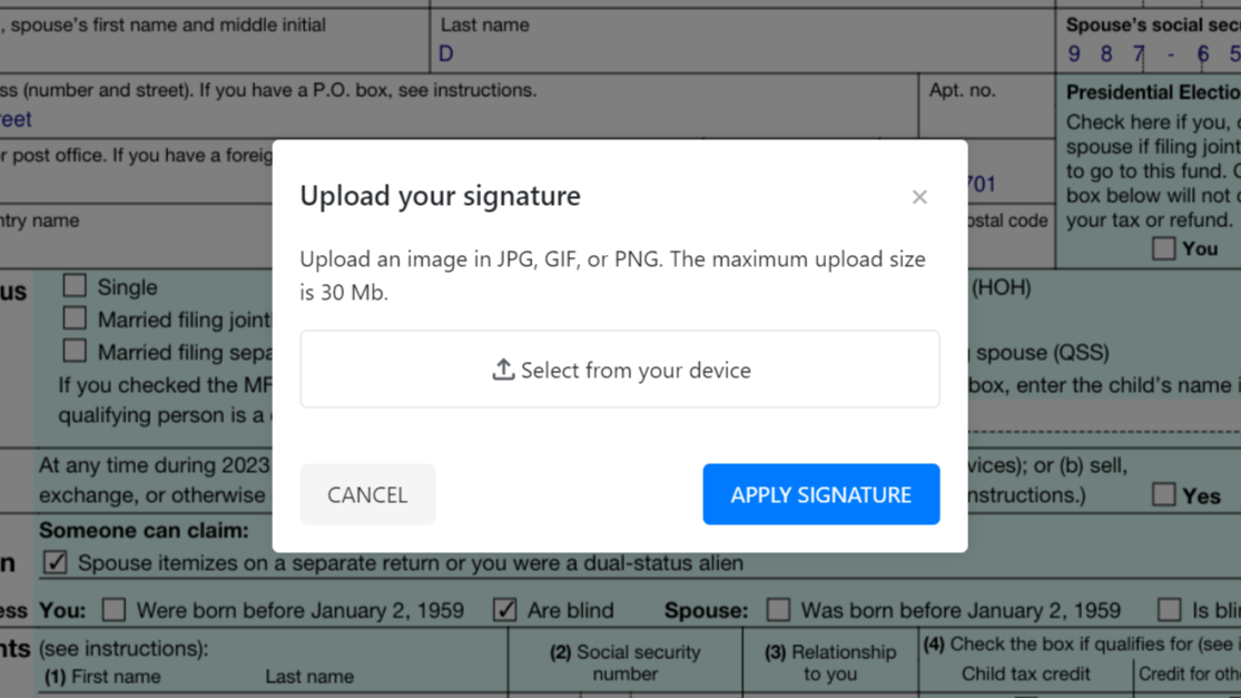 Instafill.ai Sign Process