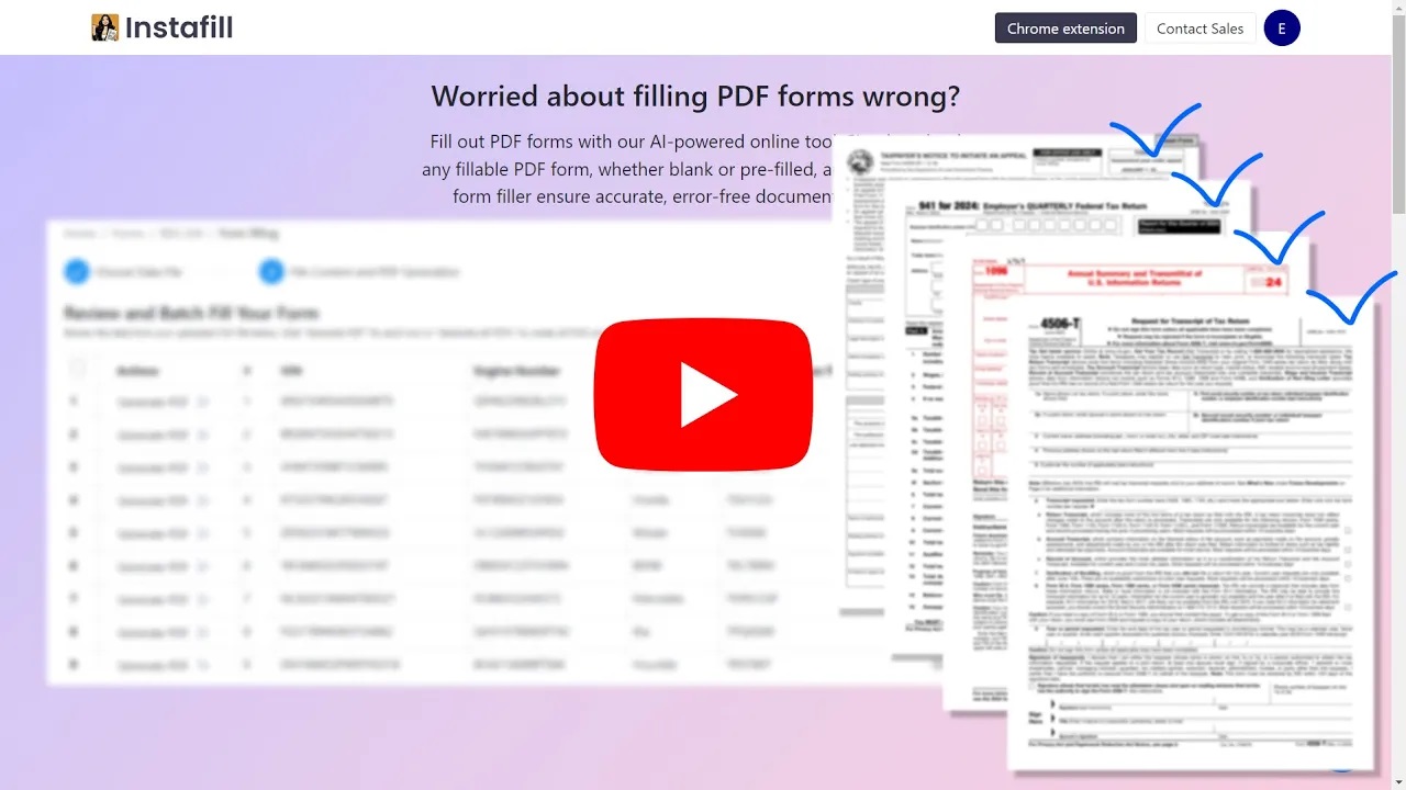 Batch Form Filling Tutorial